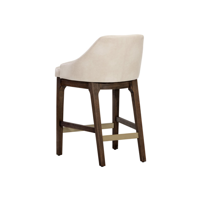 Upholstered Stool, Cream
