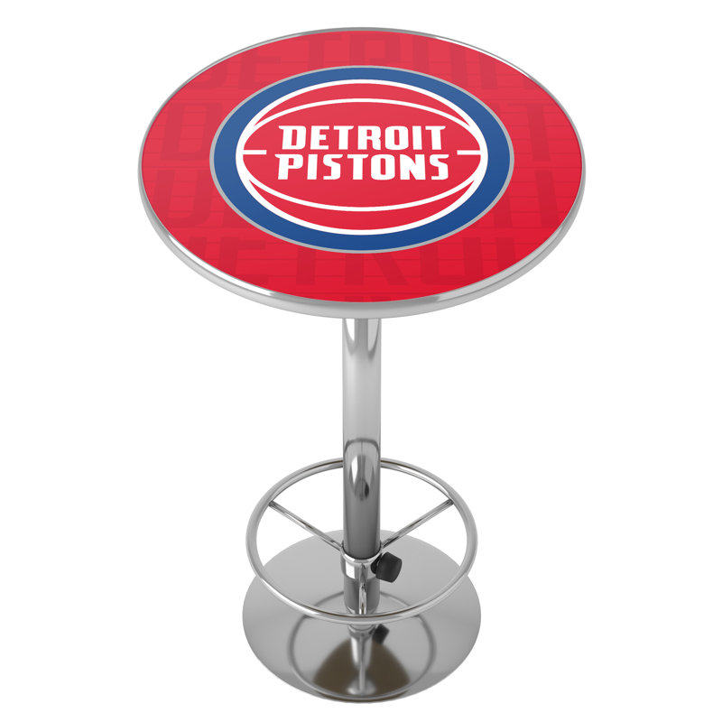 Table de bar avec repose-pieds NBA City, Pistons de Detroit