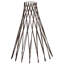 Treillis rond en bois extensible «H» H-1731985173