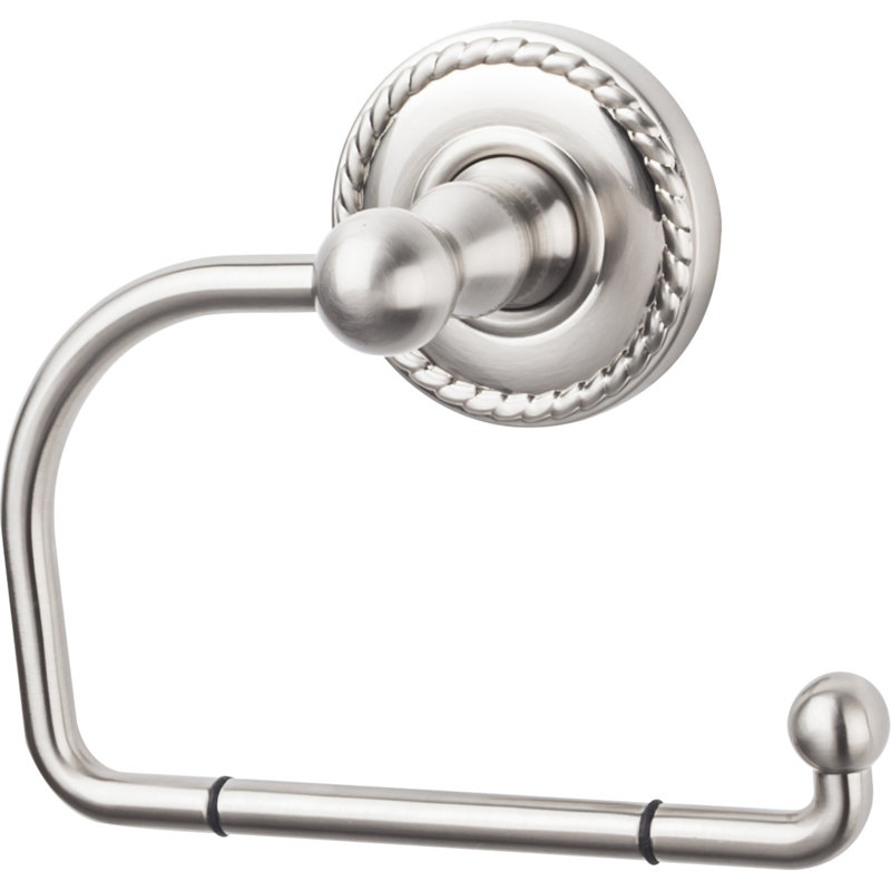 Edwardian Bath  Wall Mounted Toilet Paper Holder, Brushed Satin Nickel