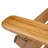 Folding Adirondack Chair Outdoor Wooden Accent Furniture Fire Pit Lounge Chairs,Foldable Design For Patio & Garden Relaxation With Slatted Back & Wide Armrests- Teak Finis