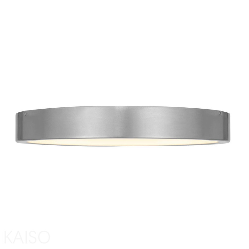 14 Inch Aluminum Led Flush Mount, 2.38" H x 14" W x 14" D, Brushed Nickel