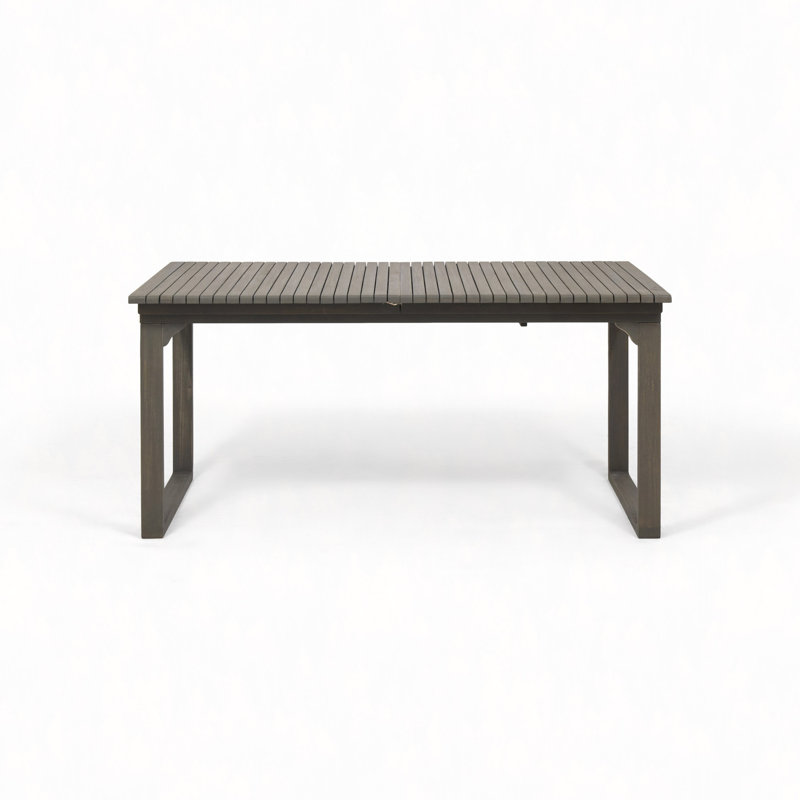 Outdoor Expandable Acacia Wood Dining Table