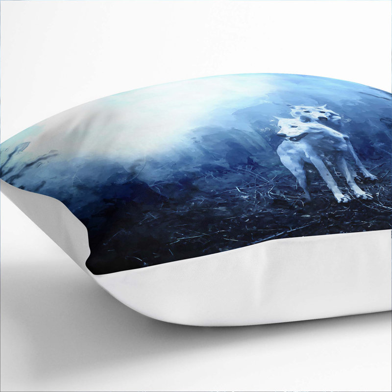 Square Cushion, 55cm H x 55cm W x 20cm D, White