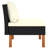 23.8" Wide Eucalyptus Rectangle Patio Sofa with Cushions-36927449-36927455-36927454