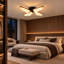 4-Light Modern Integrated LED Flush Mount Ceiling Light