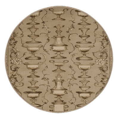 Machine Washable French Brown Area Rug