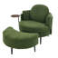 Accoudoir agneau avec repose-pieds Lamb-614644442