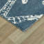 Tapis géométrique bleu / blanc Koski-181486524