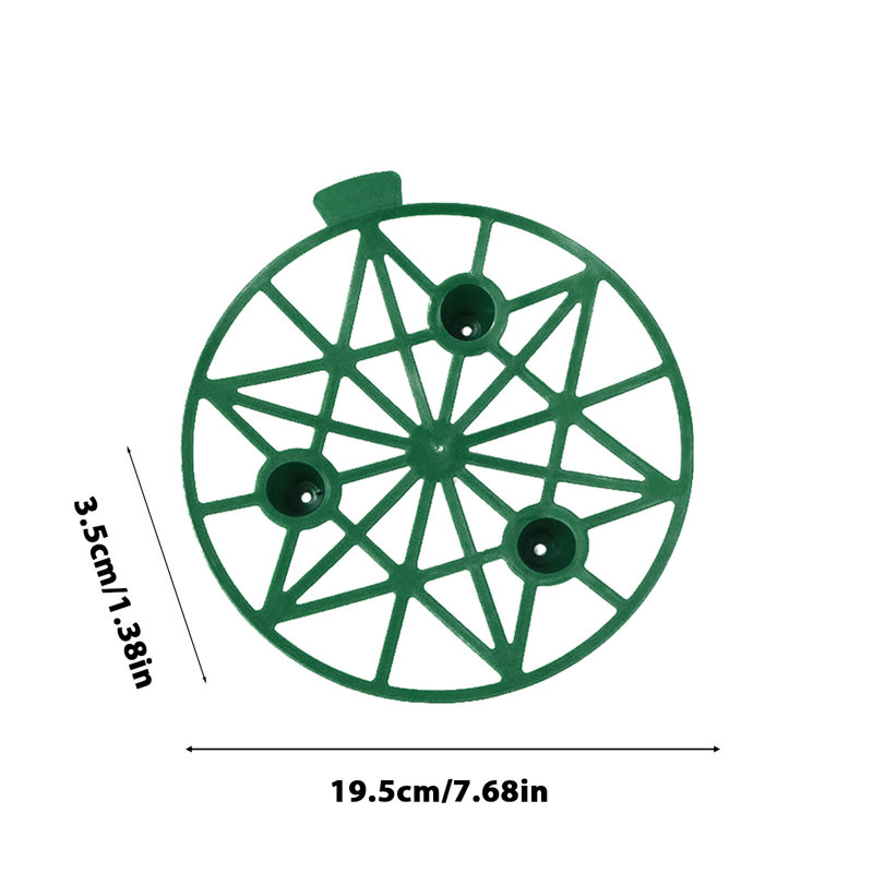 Plateau de fruits horticoles Support de citrouille melon Support de melon d'eau de jardin Support de plante Trelli, Vert