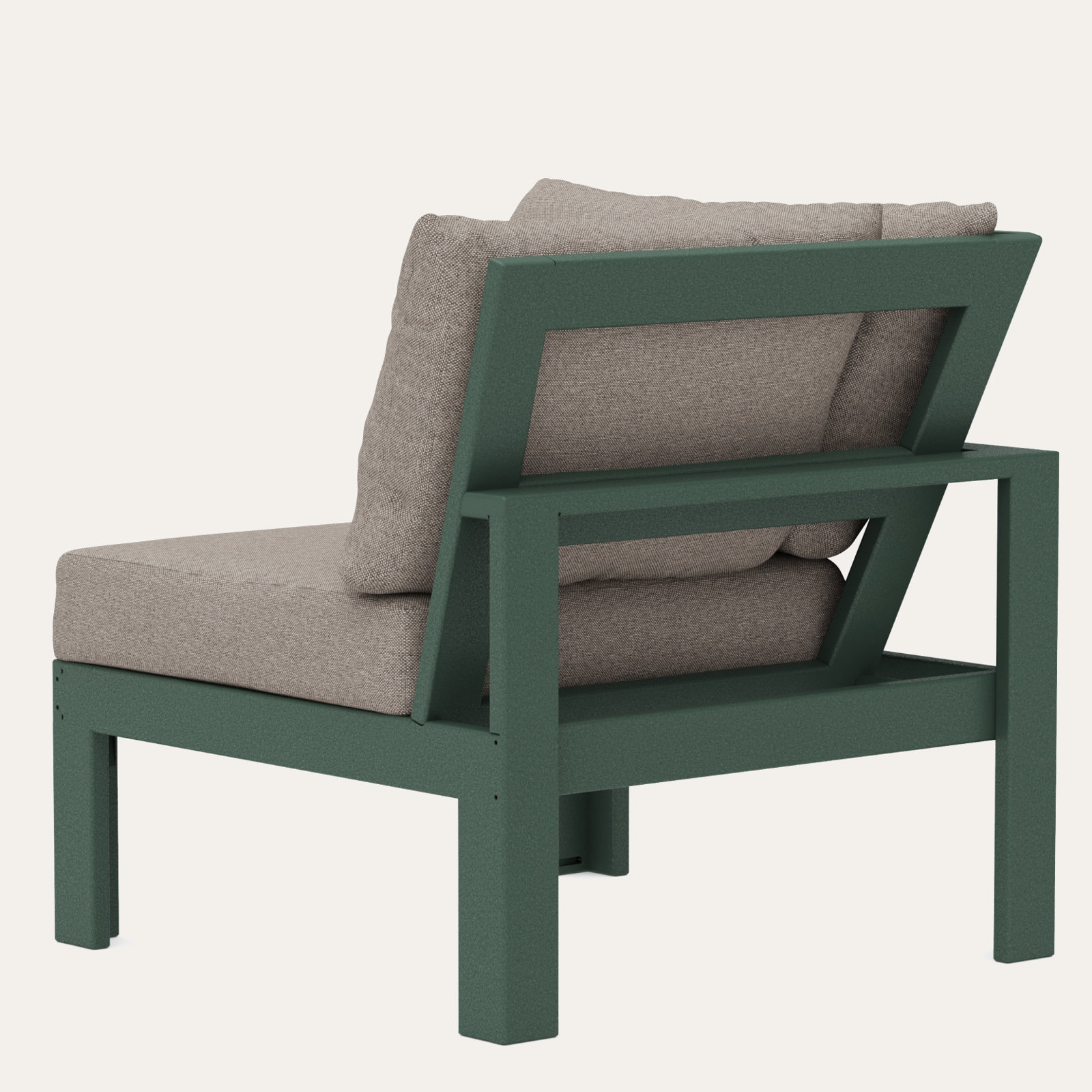 Edge Patio Lounge Chair, Weathered Tweed Revolution® Tweed, Green