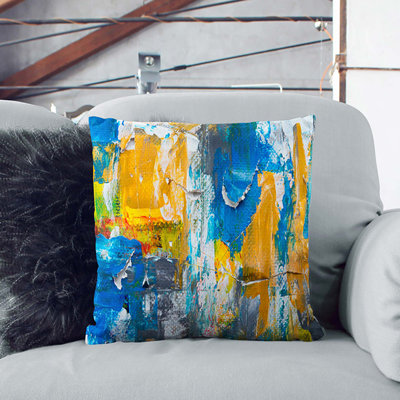 Abstract Square Cushion