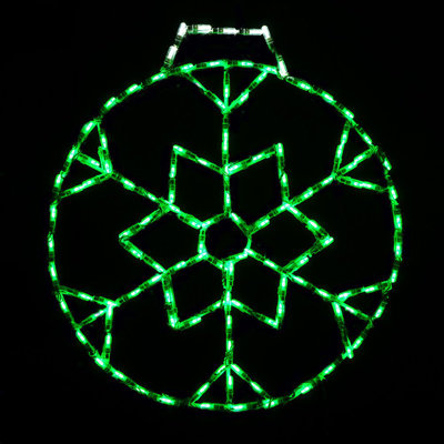 Snowflake Ornament LED Display (26")