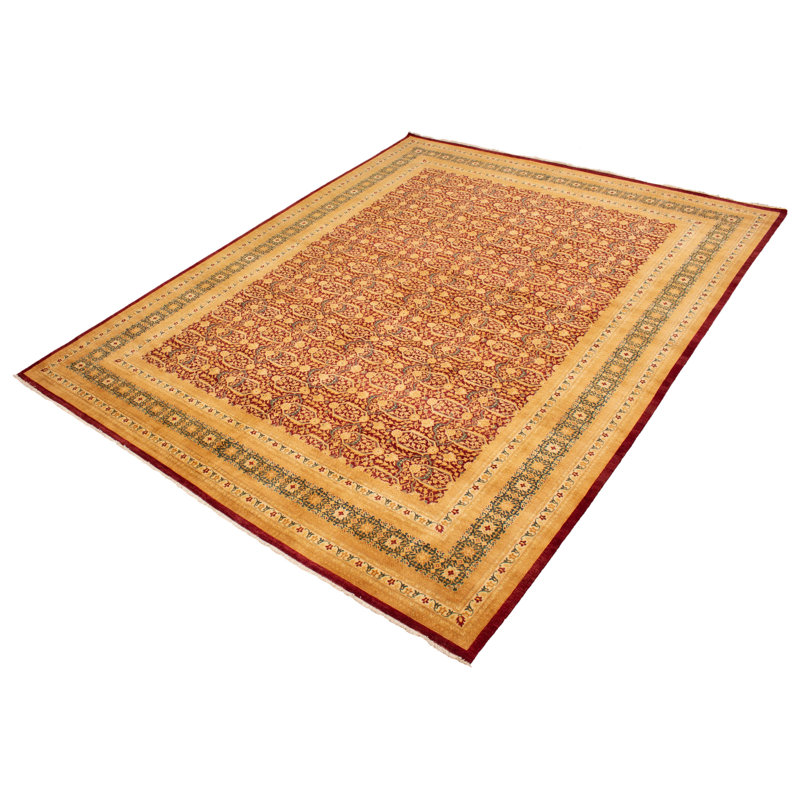 Tapis rouge foncé 18 pi 20 po x 15 pi 6 po Trayshun