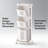 3-tier Rolling Laundry Basket Organizer, Plastic Storage Cart With Lockable Wheels