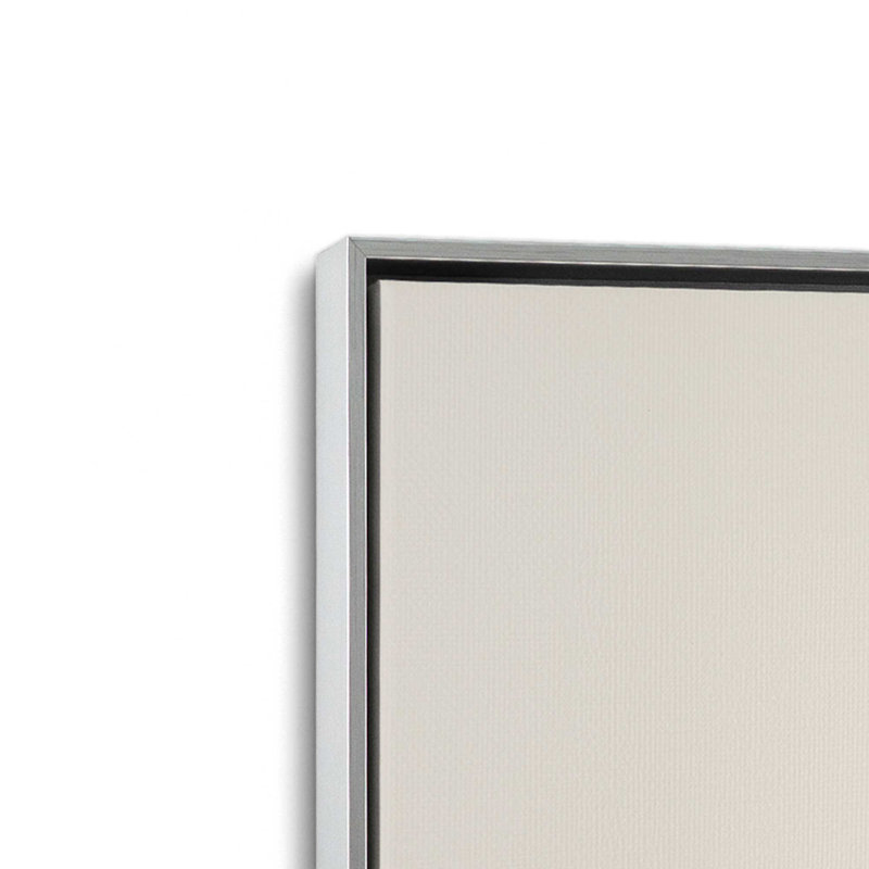 Whispering Peaks v4, ensemble de 2 impressions, 30 po x 20 po, Cadre flottant en chrome poli