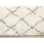 Tapis à motif de treillis géométrique beige Kostantza-360197955