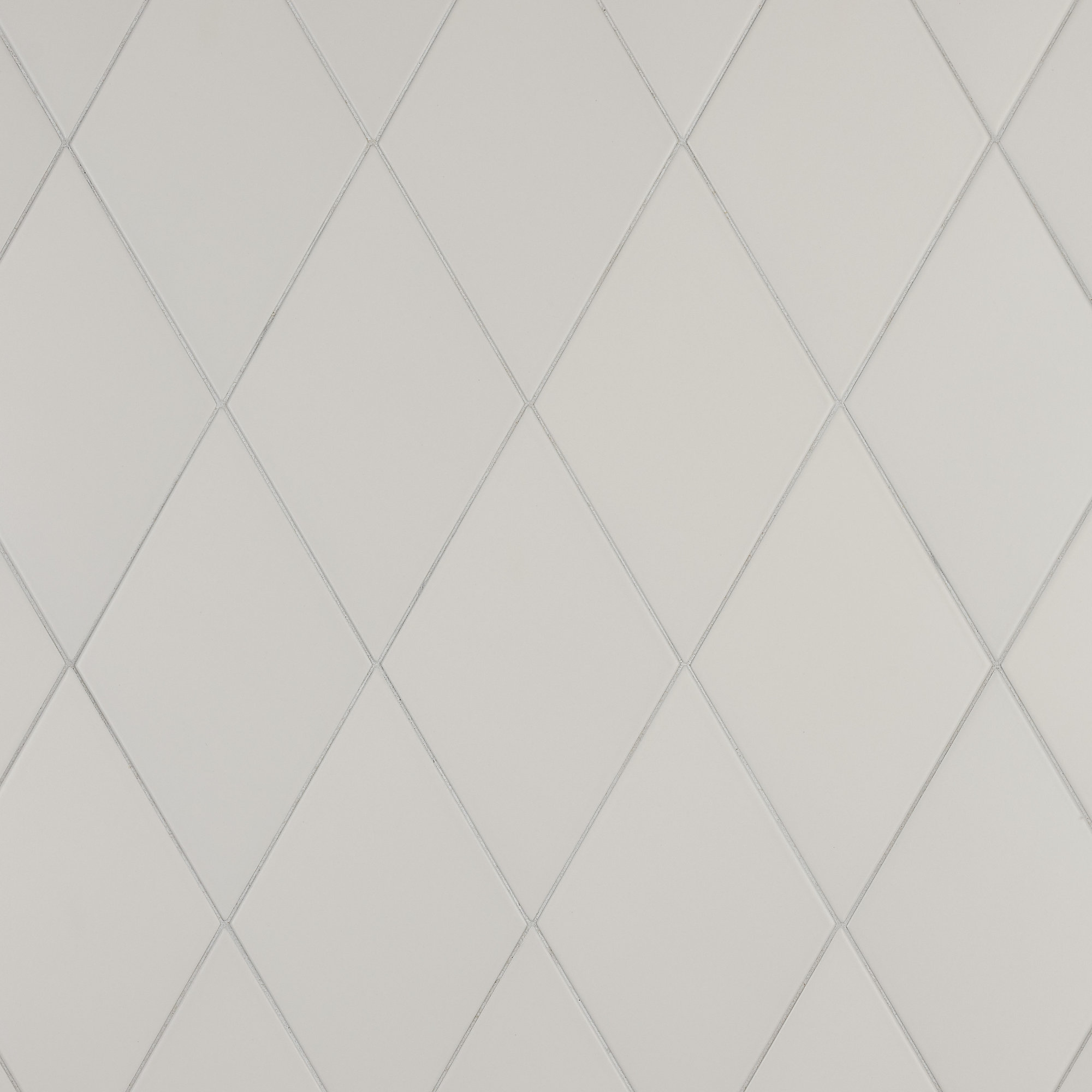 Rhombus Smooth 6" x 10" Porcelain Wall & Floor Tile, White