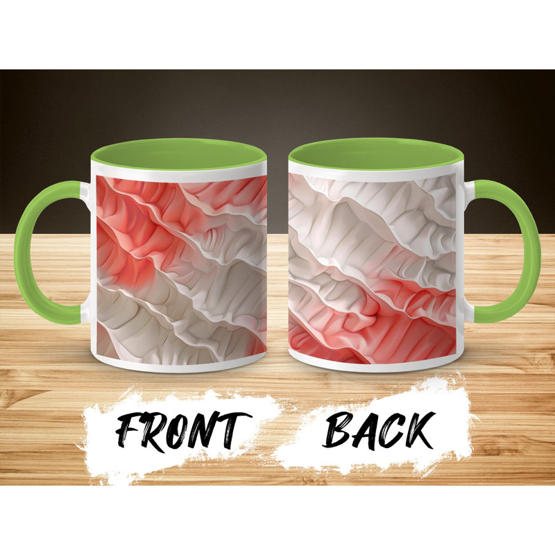 Ceramic Coffee Mug, Light Green