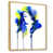 Toile avec cadre flottant brun