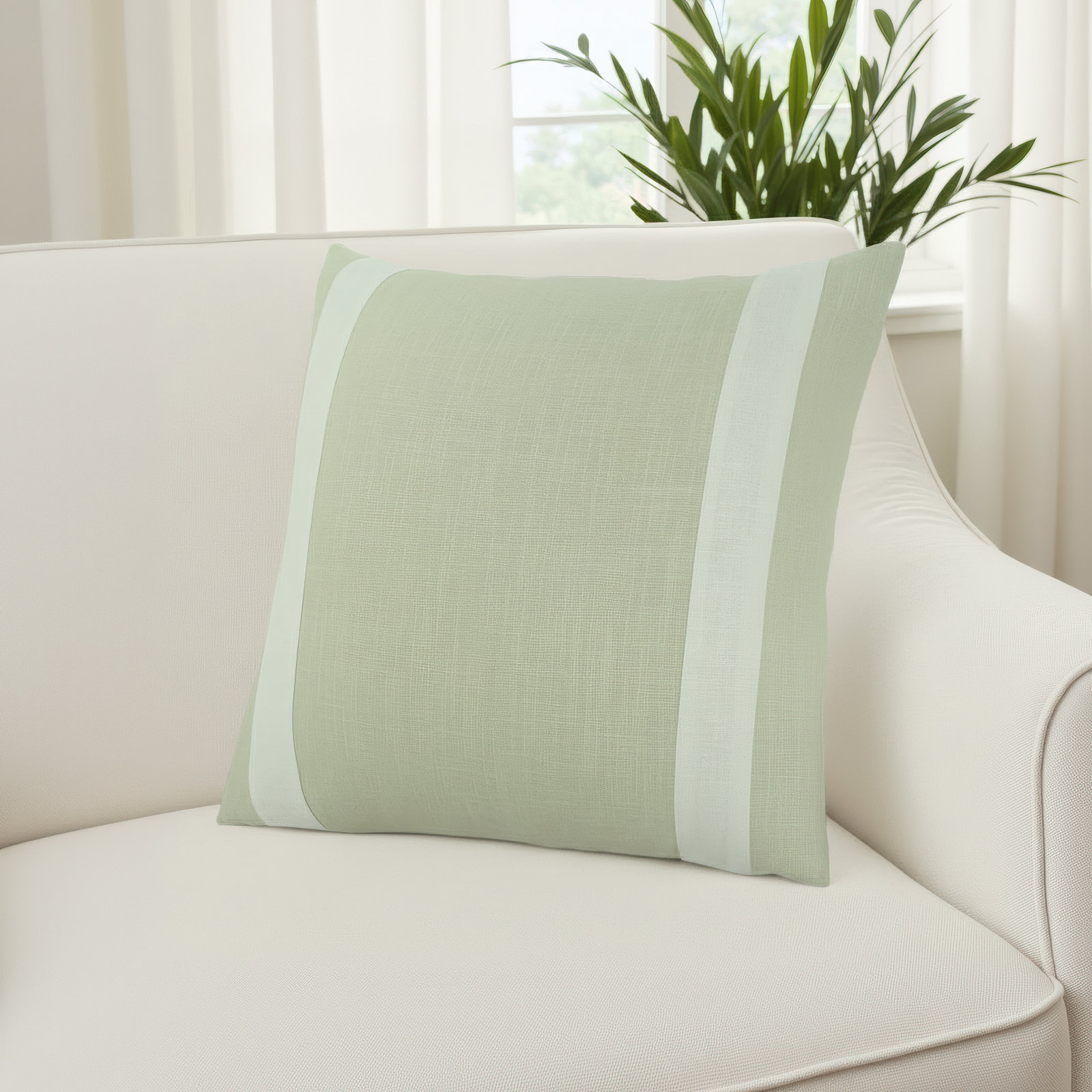 Annabelle Cotton Throw Pillow, Pillow Cover Only - No Insert, Natural