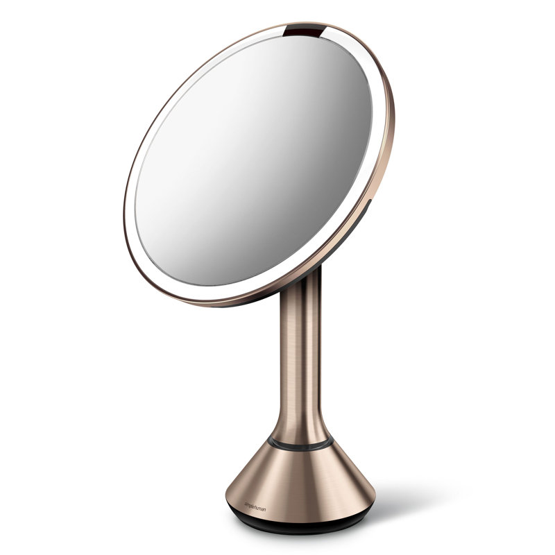 Simplehuman Sensor Mirror W/ Touch-Control Brightness And Dual Light Setting, Rose Gold