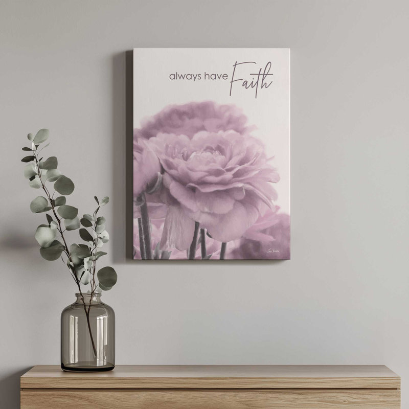 «Always Have Faith» par Lori Deiter, reproduction d'art, Toile non encadrée, L 24 po x H 32 po, Ne s’applique pas