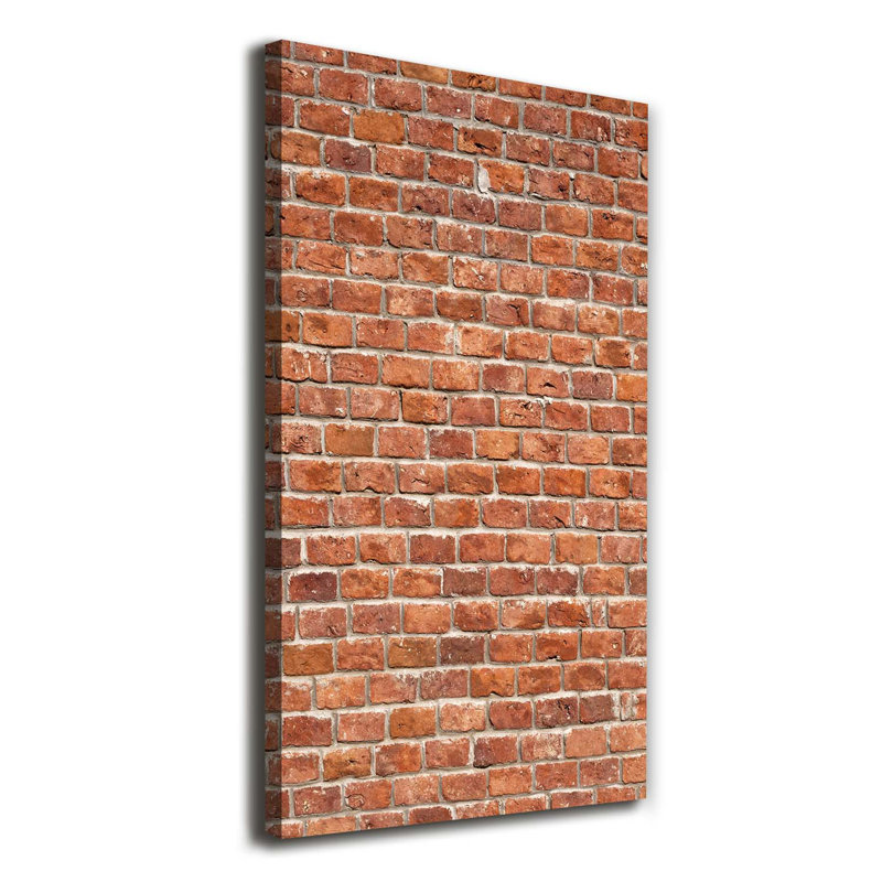 Brick Wall - Wrapped Canvas Print