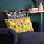 Herons Floral Square Throw Pillow Cover