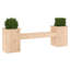 Maineville Solid Wood Outdoor Bench-332684695