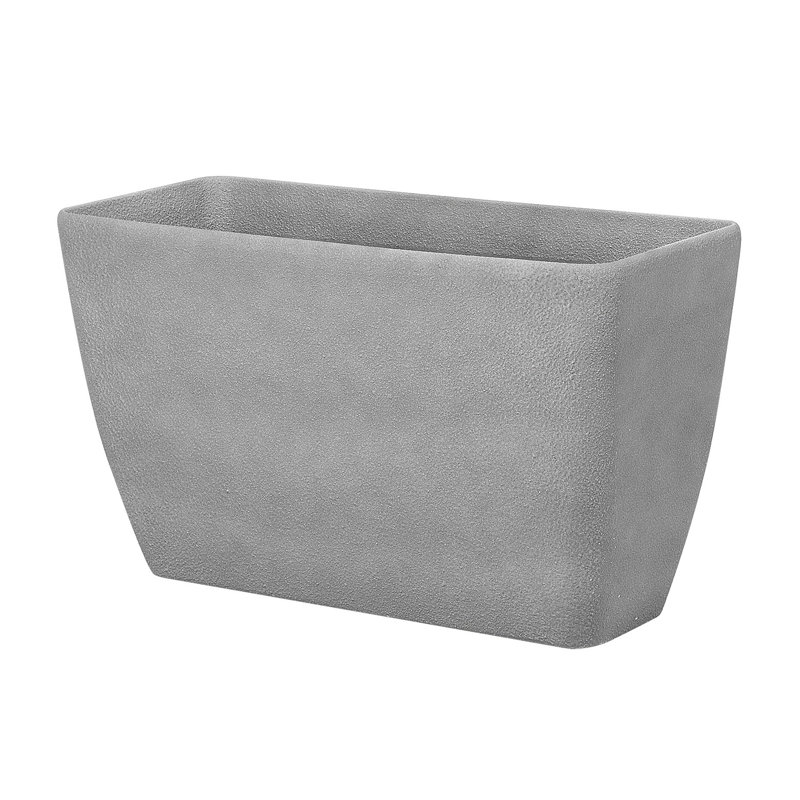 Masontown Pot Planter, 45cm H x 74cm W x 32cm D, Grey