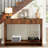 Mukades Fluted Console Table with Drawers-1927357777-1945805395
