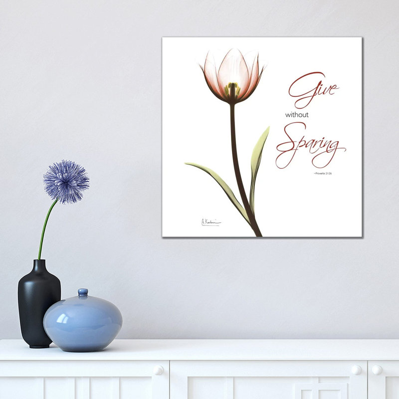 Giving Tulip C69 by Albert Koetsier - Wrapped Canvas Print, 45.72 cm H x 45.72 cm W x 3.175 cm D