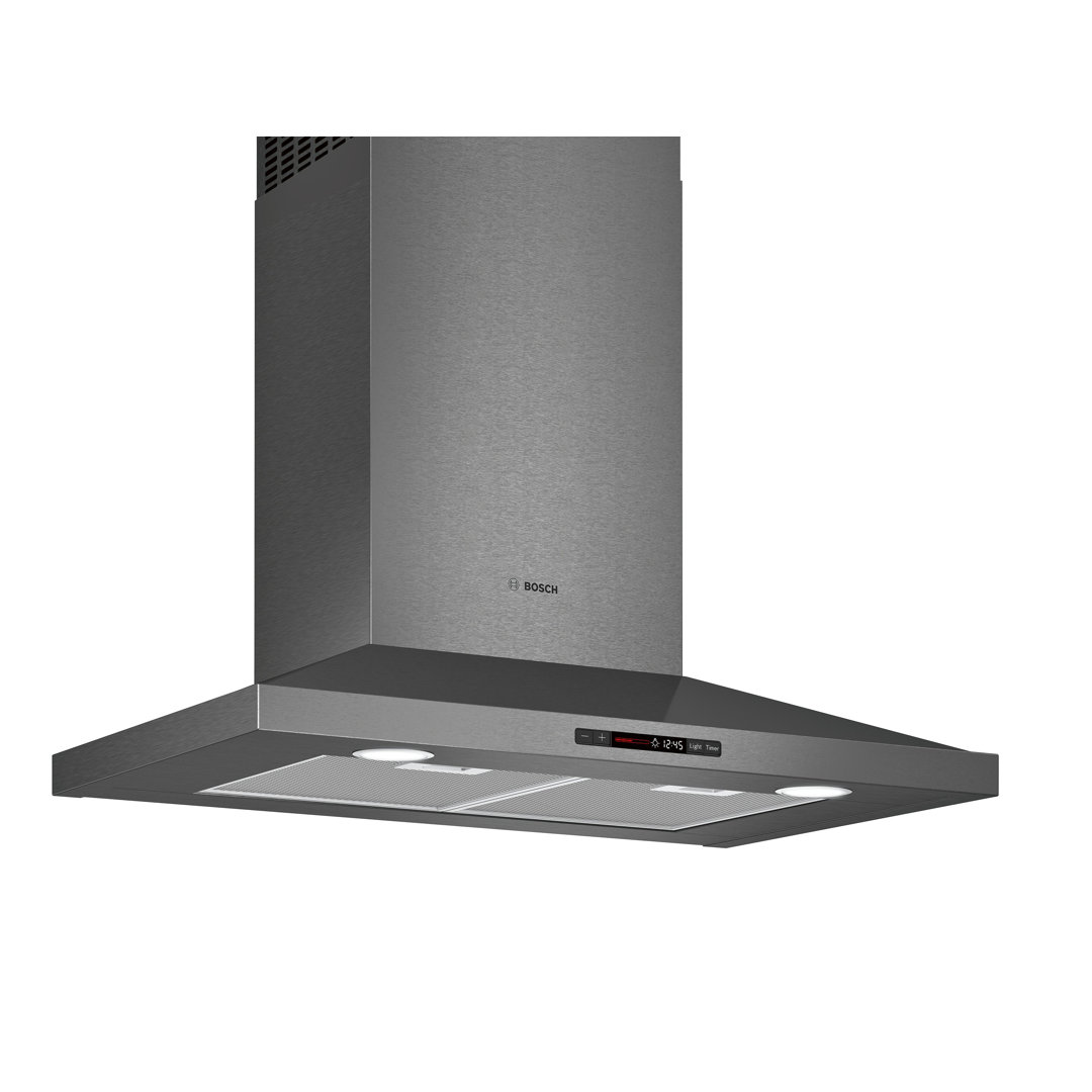 30" 800 Series 600 CFM Ducted Wall Mount Range Hood in Gray Bosch