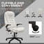 Fauteuil de direction chauffant Crisp White