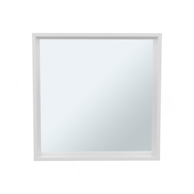 White Wall Mounted Bathroom Mirror Cabinet With Storage
