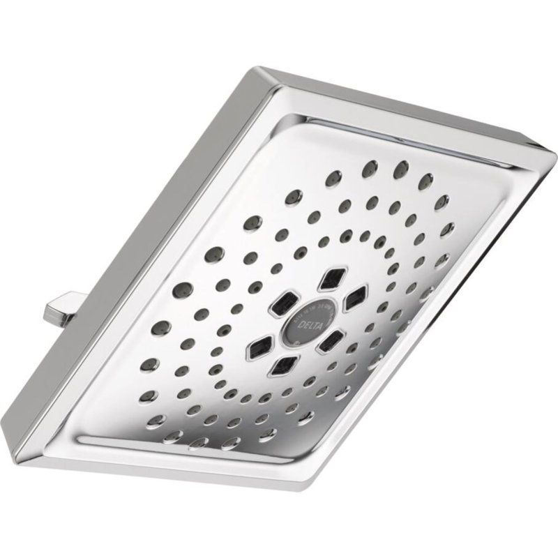 Pomme de douche à pluie réglable avec technologie H2Okinetic, Lumicoat chrome