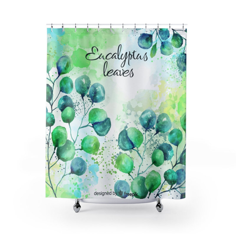 Rideau de douche simple Floral