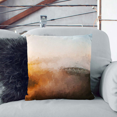 Abstract Square Throw Cushion