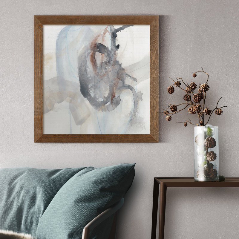 Supposition IV, reproduction d’art sur toile encadrée, H 17 po x l 17 po x P 1,5 po, Érable encadré