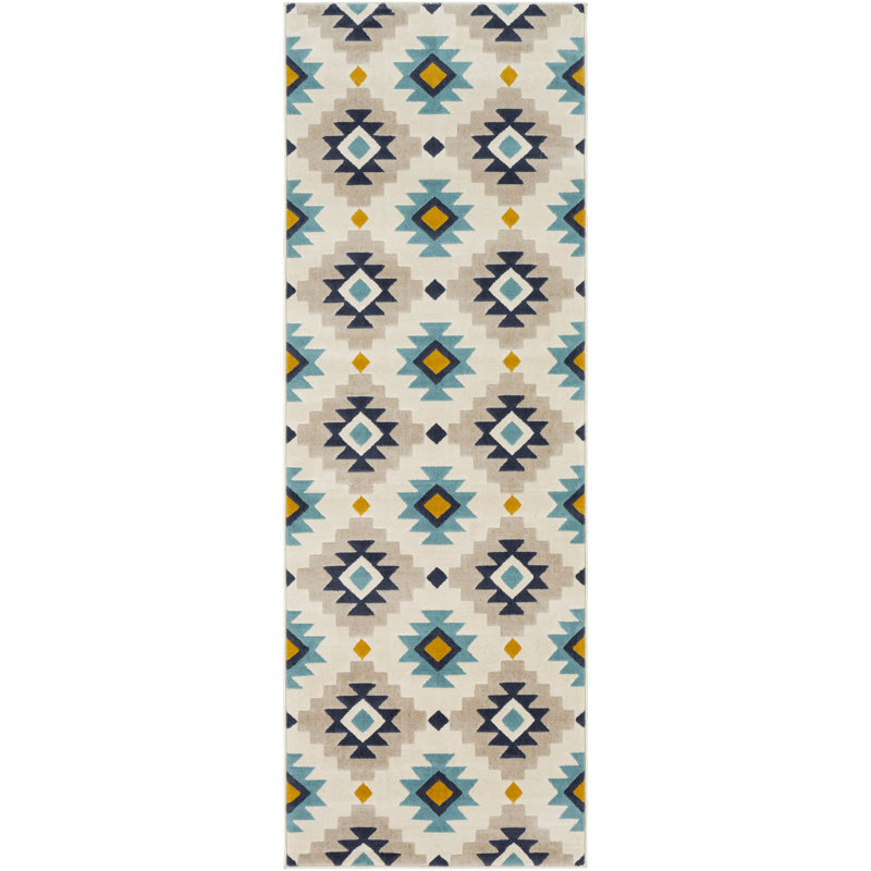 Schafer Geometric Indoor Rug, Runner 2'7" x 7'3"