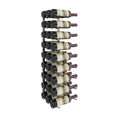 Indurial Metal Wall Mounted Wine Bottle Rack