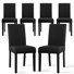 Modern Faux Leather Waterproof Upholstered Dining Chair (Set of 6)