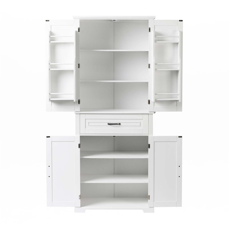Bathroom Storage Cabinet, White