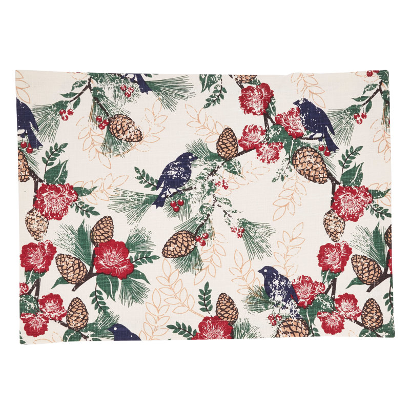 100% Cotton No Pattern Rectangle Placemat