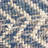 Pouf, 16x16x16 Wool &amp; Cotton Blend, Natural &amp; Sky Blue for Living Room | Natural | Wool