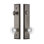 Fifth Avenue Tall Plate Complete Entry Set with Single Cylinder Deadbolot and Bordeaux Knob
