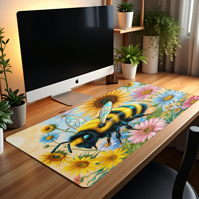 Polyester Desk Pad, 23.6x13.8