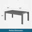 Table basse d'extérieur en aluminium 43 po-130523904