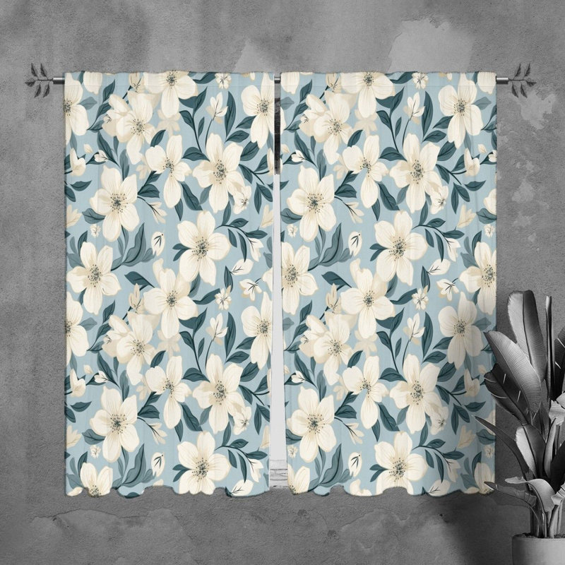 Paire de rideaux obscurcissant en polyester Lailarose, L 20 po x L 61 po
